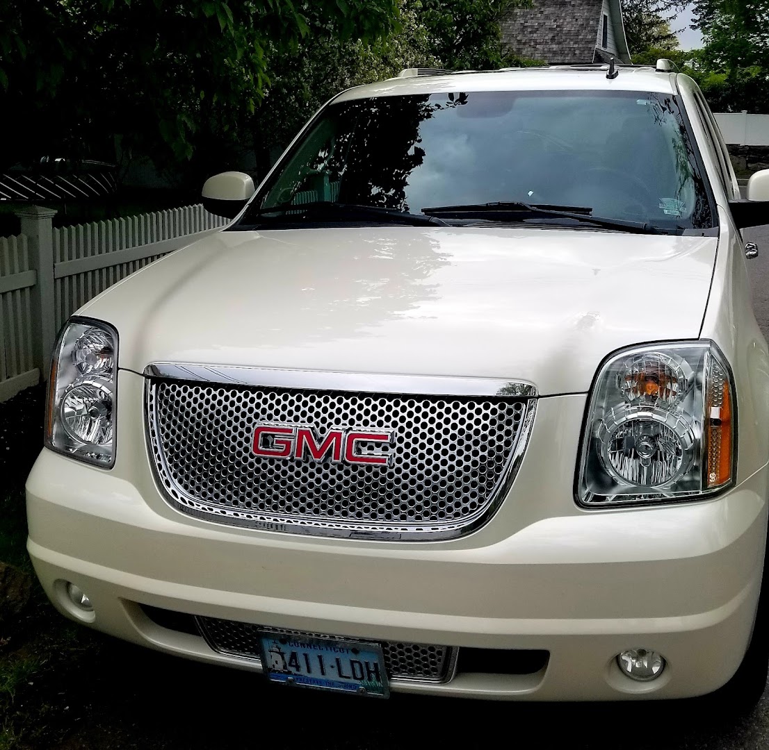 Auto body repair work in progress